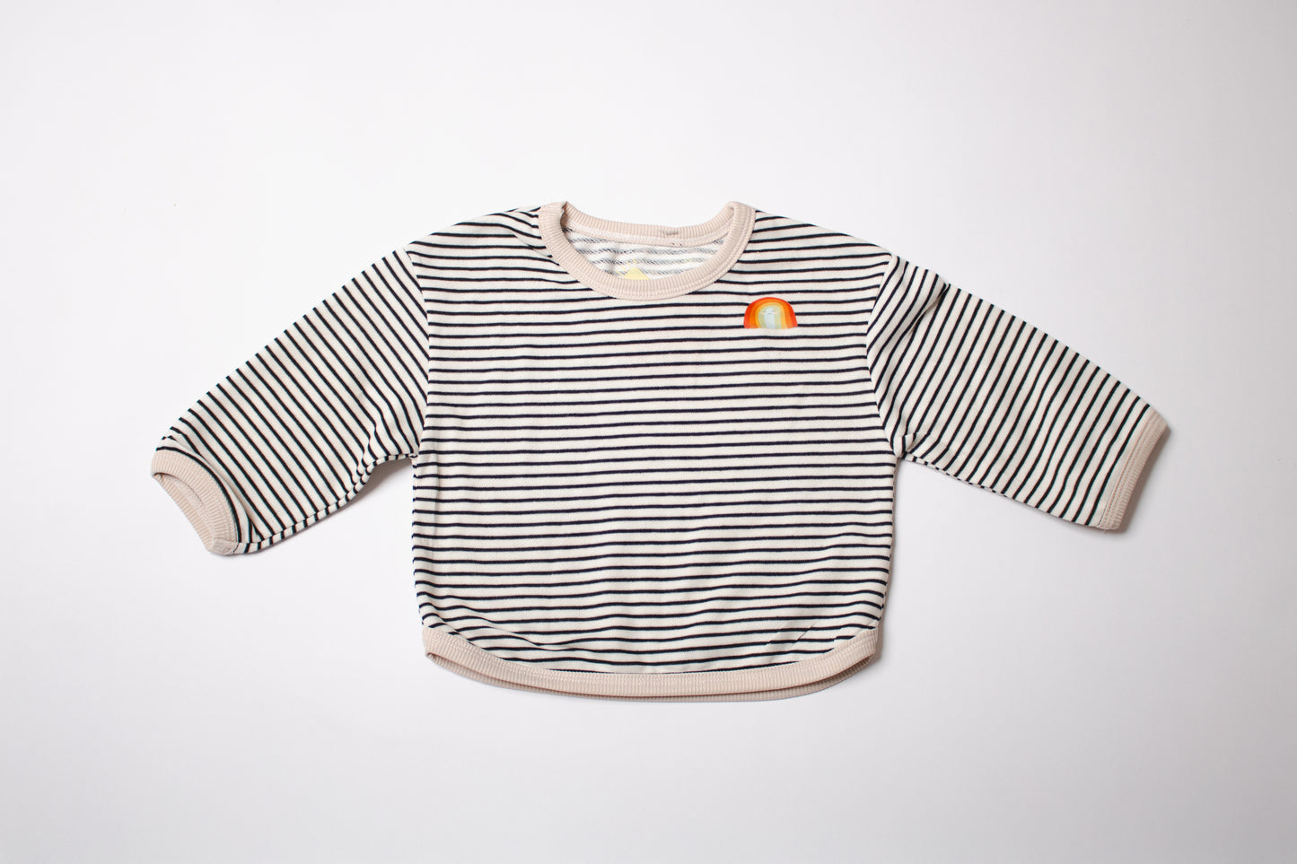 Black Striped Pullover