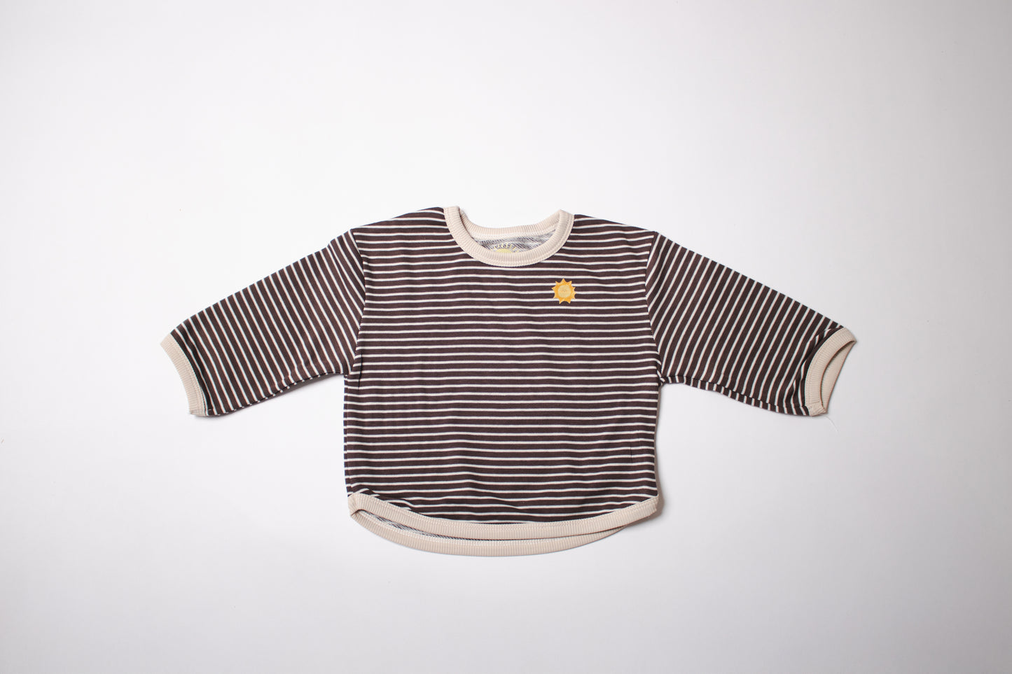 Gray Striped Pullover