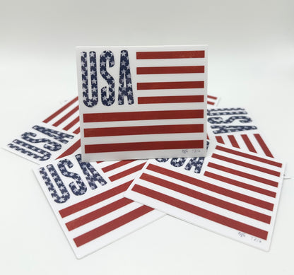 USA Flag Sticker