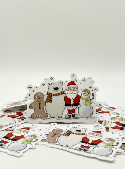 Holiday Homies Sticker