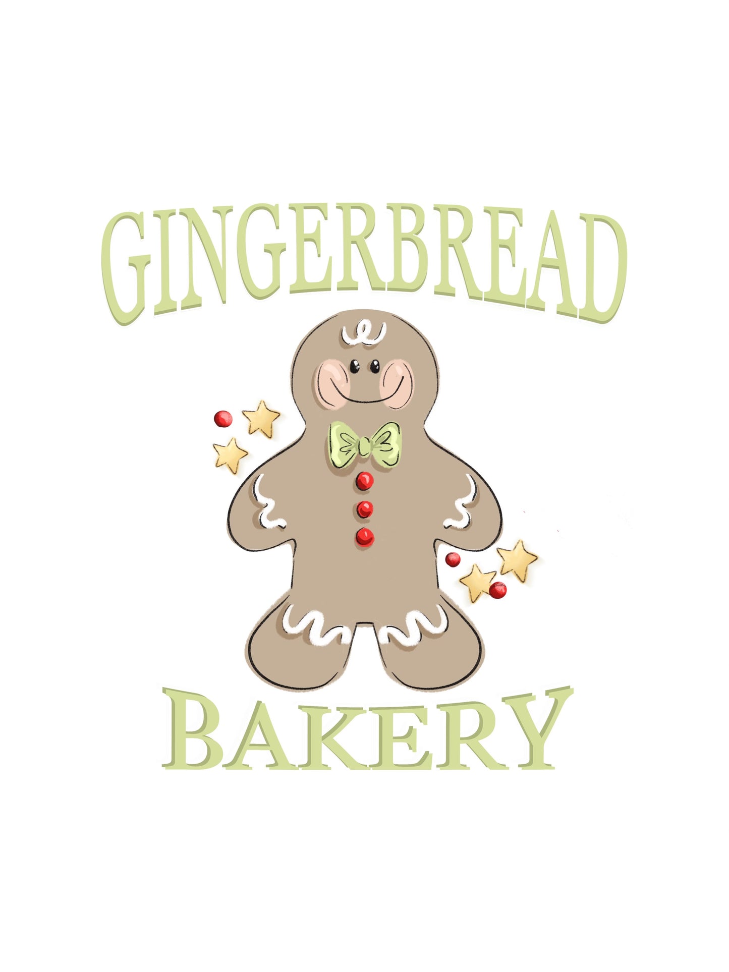 Gingerbread Bakery Print