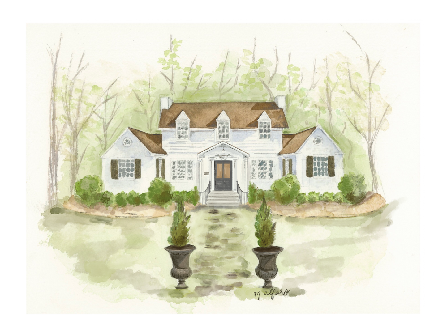 Georgia House Print