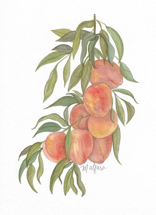 Peaches Print