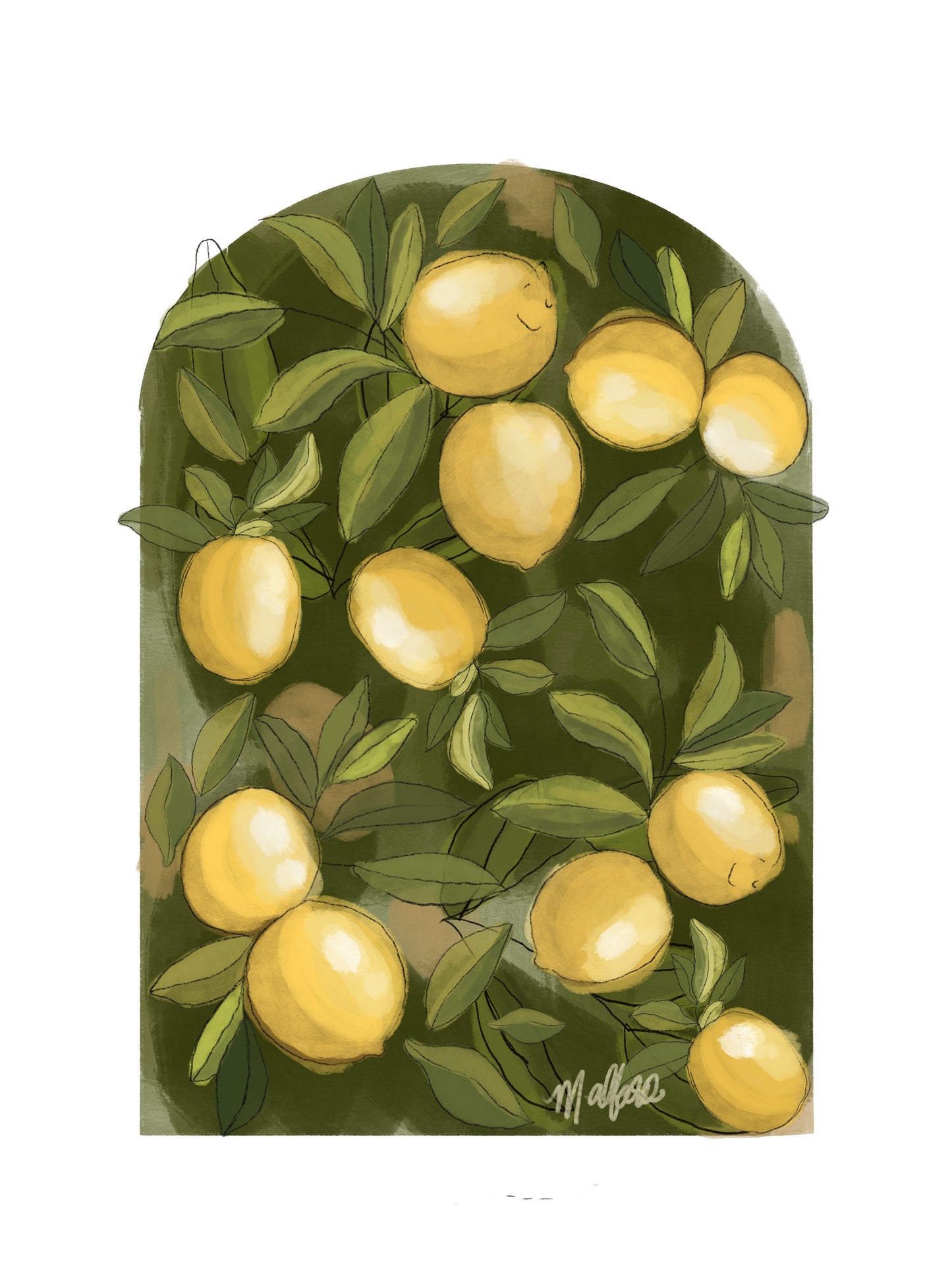 Lemon Arch Print